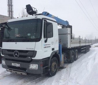 (20/7) МАНИПУЛЯТОР ДЛИННОМЕР MERCEDES-BENZ 20 ТОНН КМУ 7 Т.