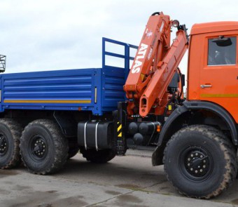 (10/7) МАНИПУЛЯТОР КАМАЗ ВЕЗДЕХОД 10 ТОНН КМУ 7 Т.