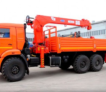 (10/5) МАНИПУЛЯТОР КАМАЗ (ВЕЗДЕХОД) 10 ТОНН КМУ 5 Т.